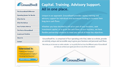 Desktop Screenshot of groundswellinc.com